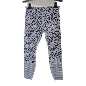 Lorna Jane Fierce Core Animal Print Stripe Leggings